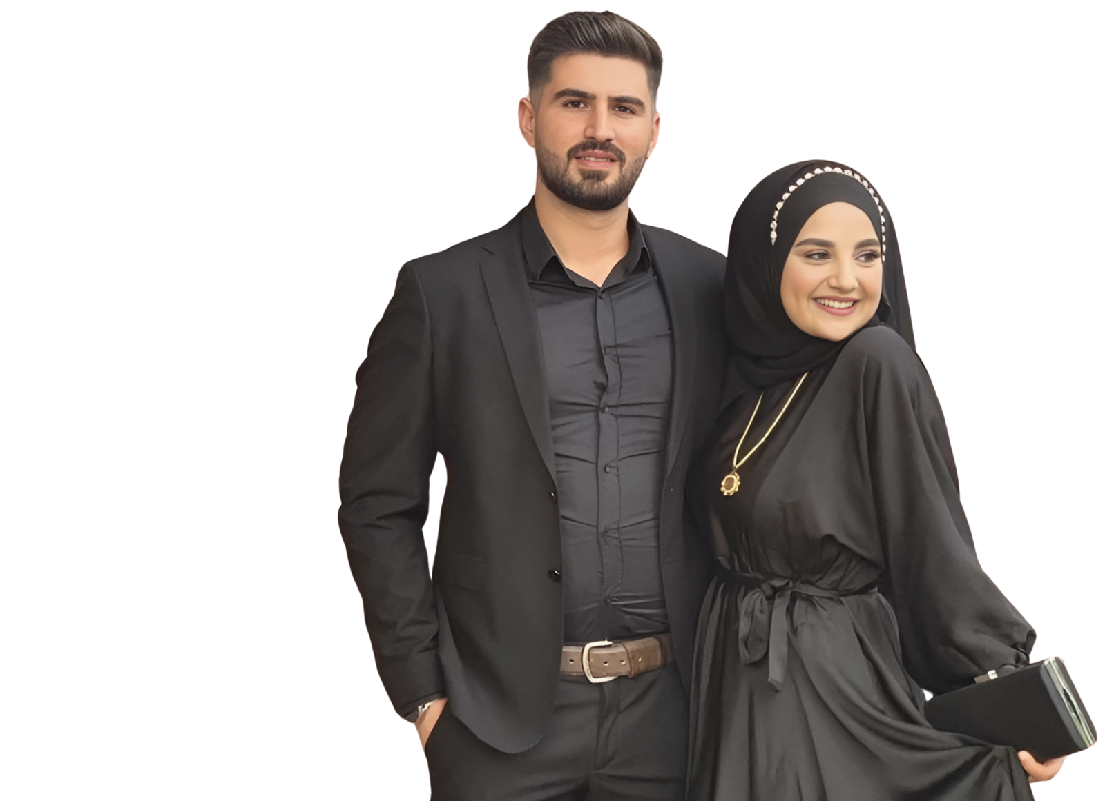 Happy Muslim couple featured in "Matchmaker Near Me